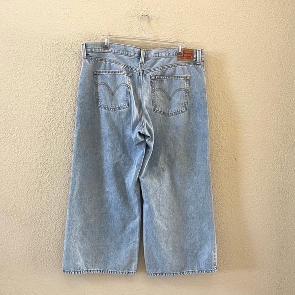 Levi’s 94 Baggy Jeans Pant Mid Wide Denim Classic Y2K Festival Concert Blue 34 - Picture 4 of 14
